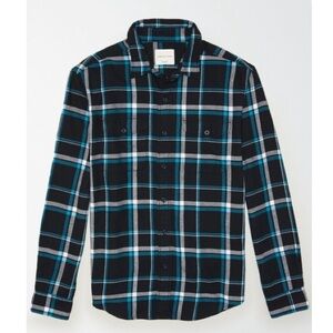 AE men’s seriously soft flannel shirt~